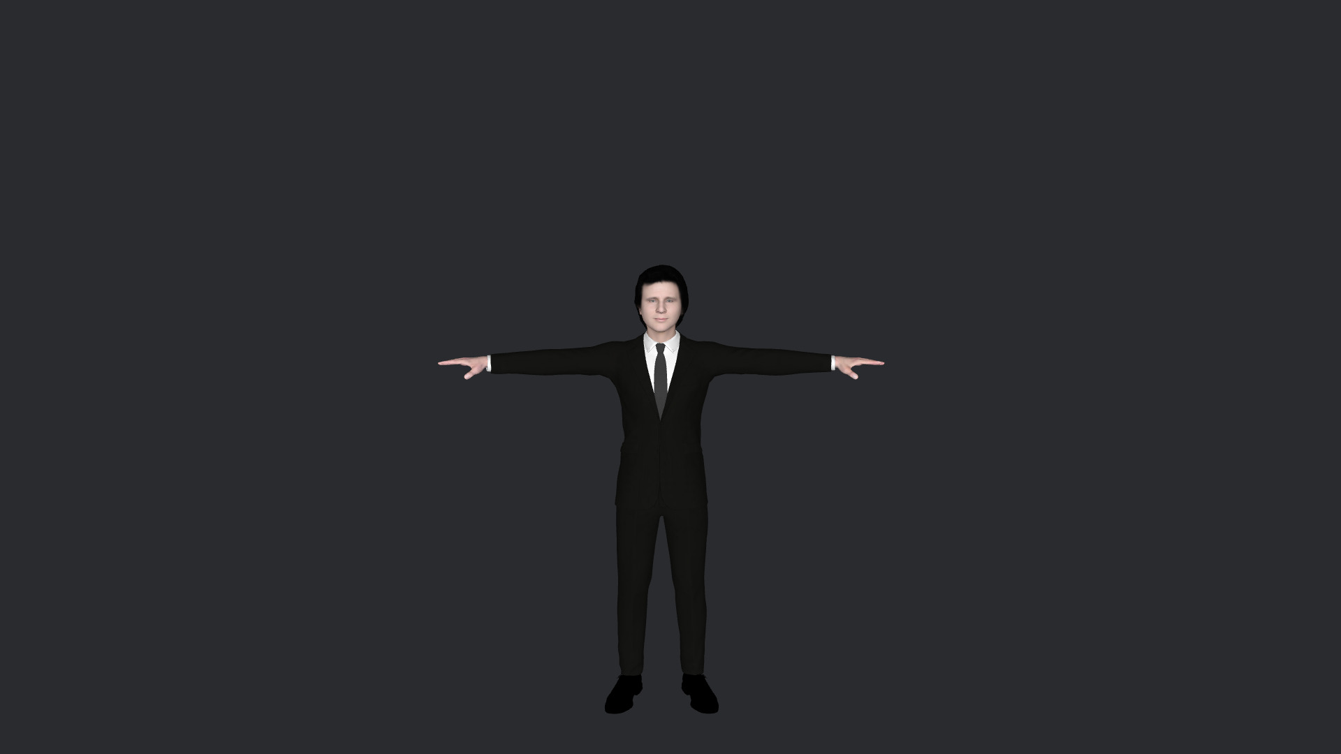greg kihn Hyper Realistic Full Body Fully Rigged 3D Character Low-poly 3D model_12