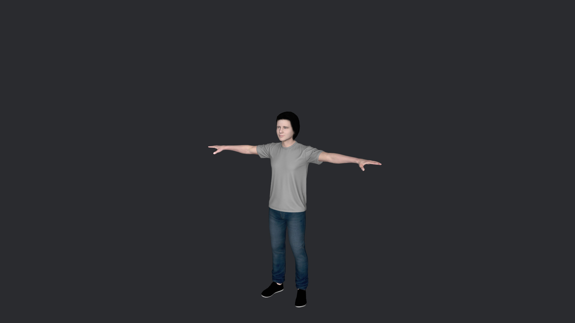 greg kihn Hyper Realistic Full Body Fully Rigged 3D Character Low-poly 3D model_21