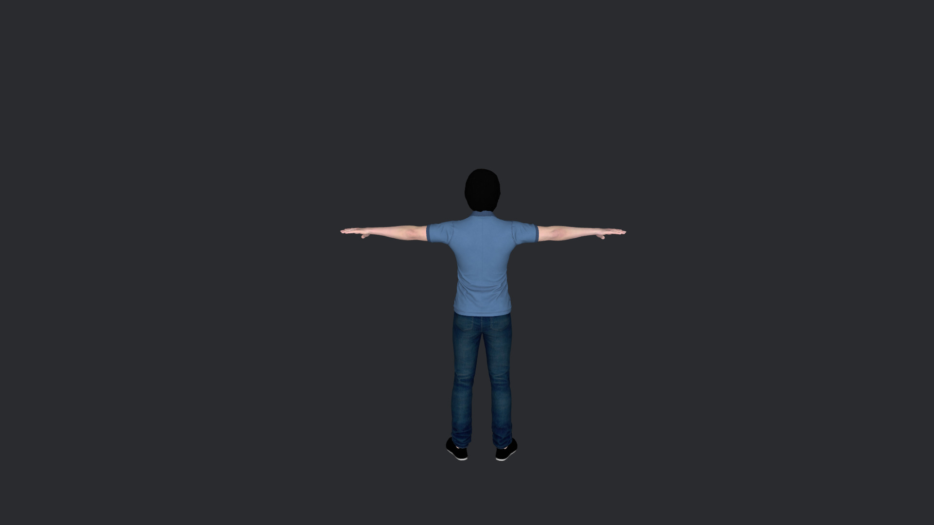 greg kihn Hyper Realistic Full Body Fully Rigged 3D Character Low-poly 3D model_17