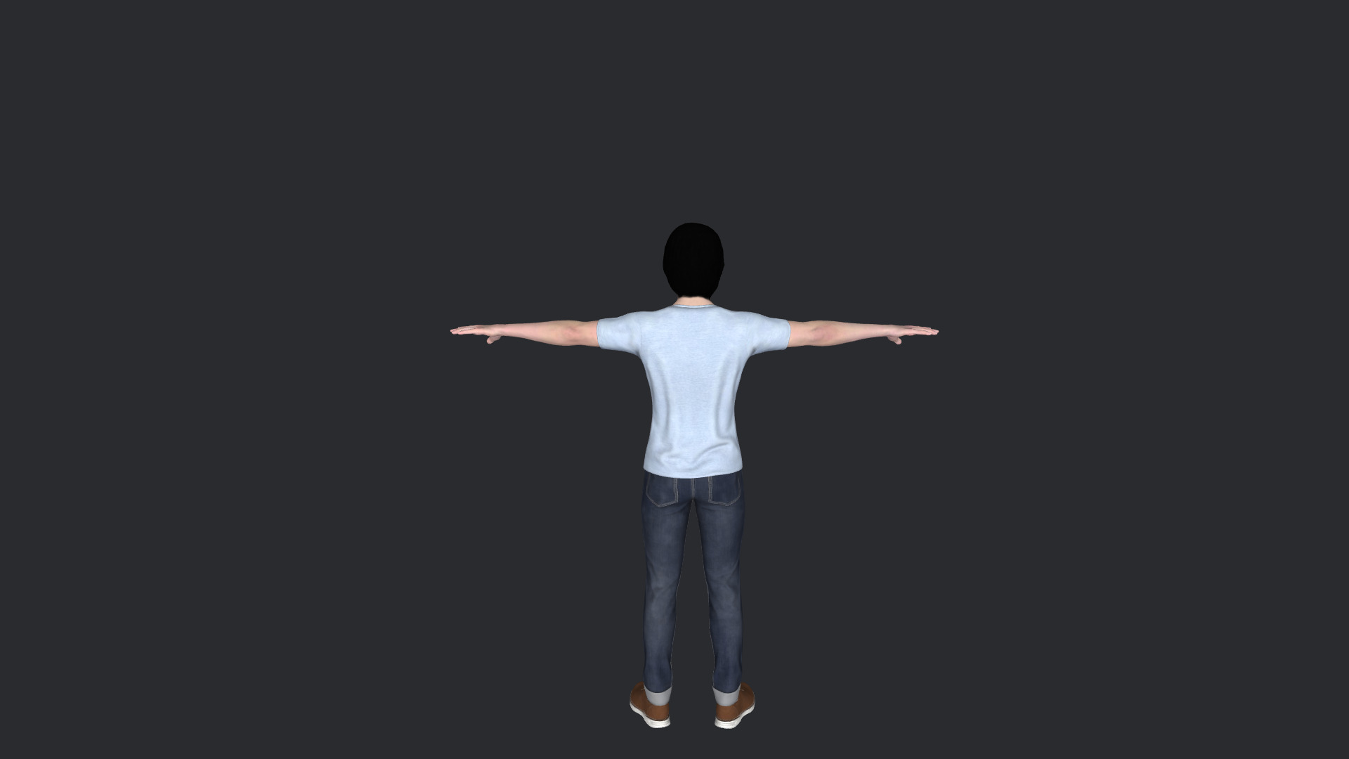 greg kihn Hyper Realistic Full Body Fully Rigged 3D Character Low-poly 3D model_29