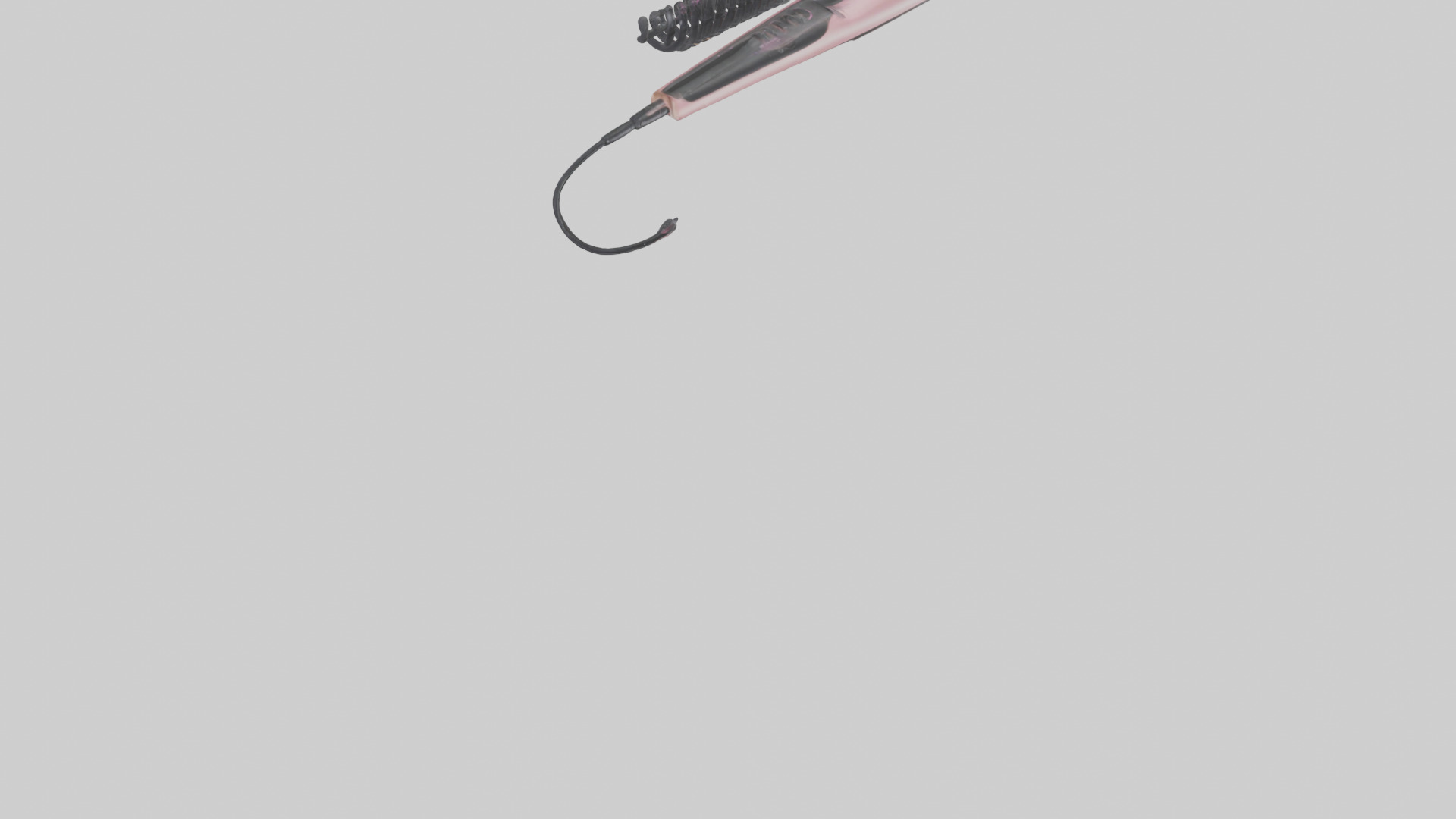 Hair straightener model Low-poly 3D model_4