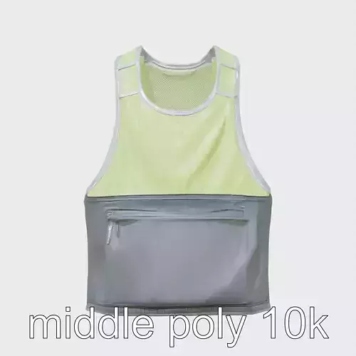Sports Running Vest with Phone Pocket and Ventilation Inserts