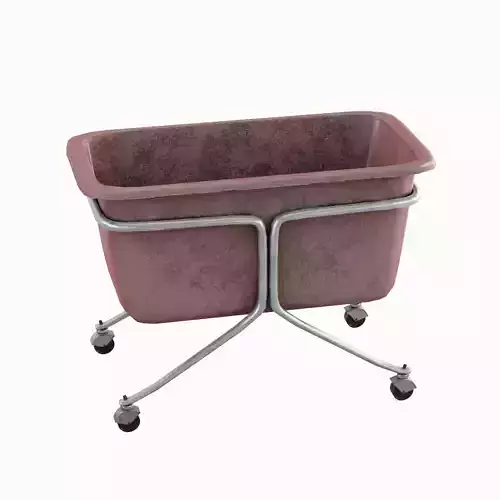 Laundry Cart 02 Low-poly 3D model