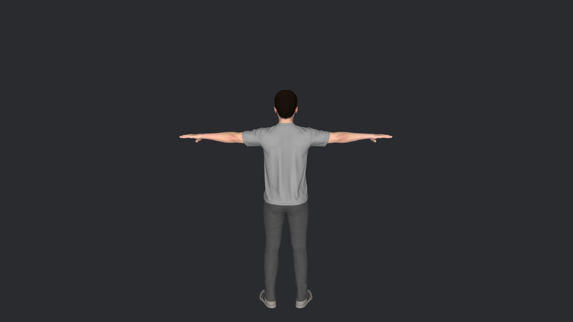 Handsome man Hyper Realistic Full Body Fully Rigged 3D Character Low-poly 3D model_15