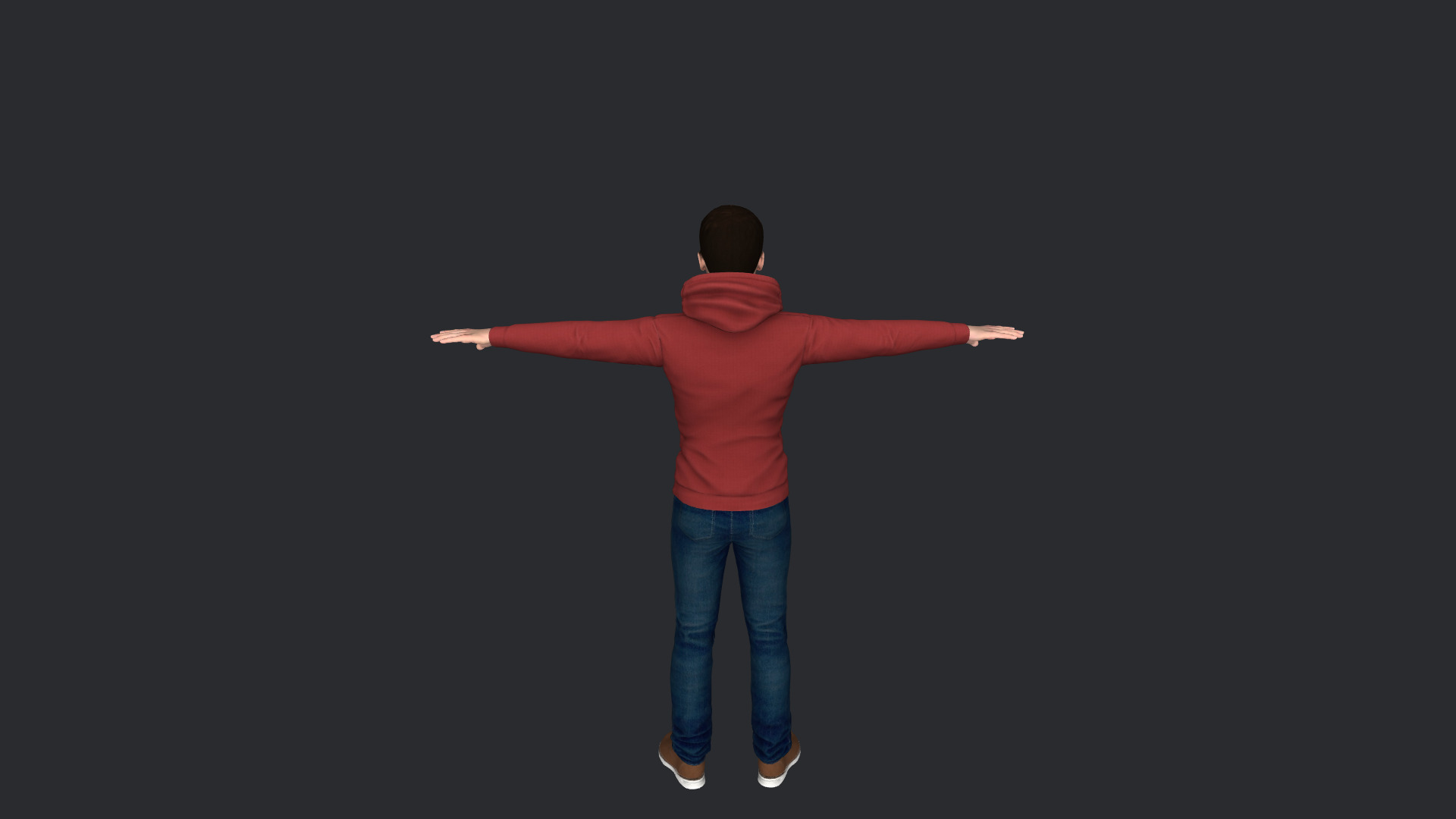 Handsome man Hyper Realistic Full Body Fully Rigged 3D Character Low-poly 3D model_9