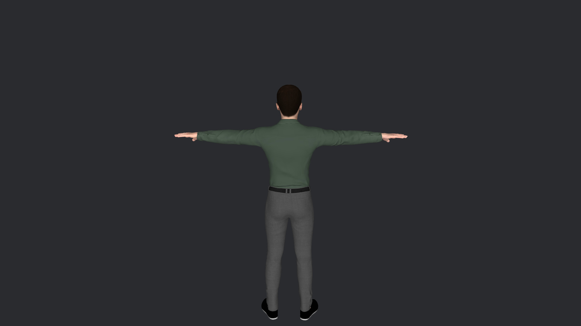 Handsome man Hyper Realistic Full Body Fully Rigged 3D Character Low-poly 3D model_20