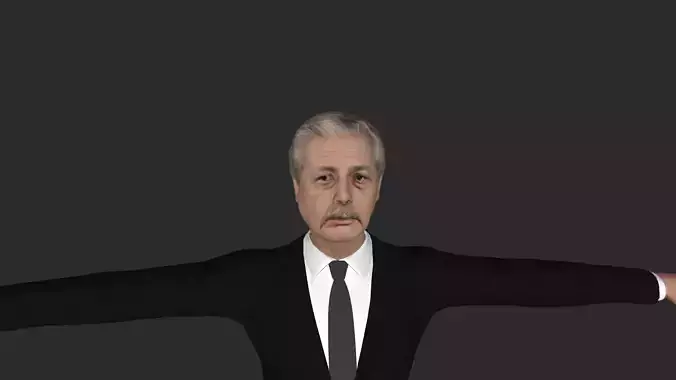 Harold Macmillan Hyper Realistic Full Body Fuly Rigged Character