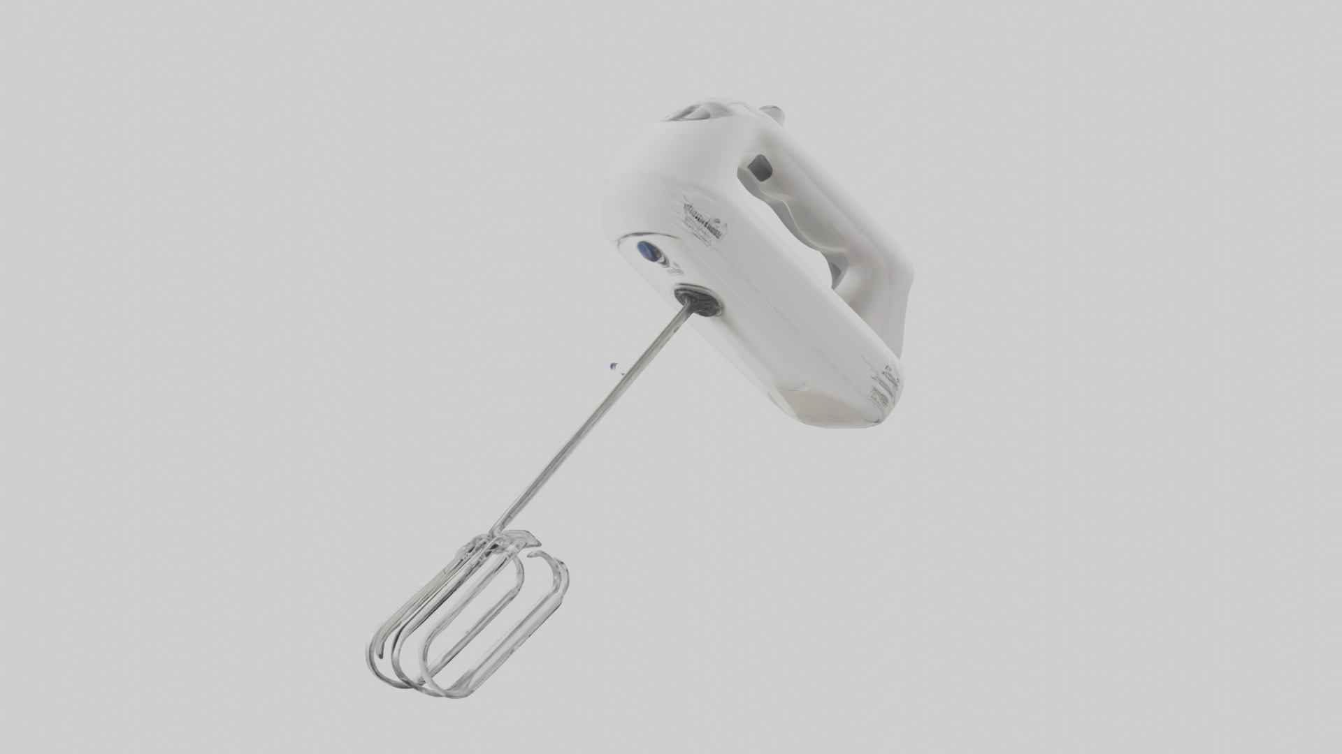 Hand mixer model Low-poly 3D model_10
