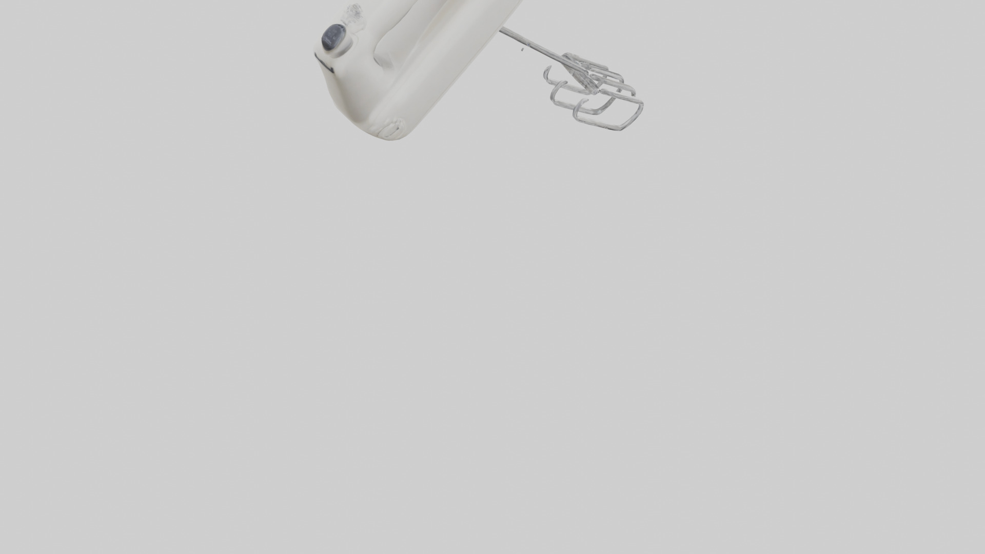 Hand mixer model Low-poly 3D model_4