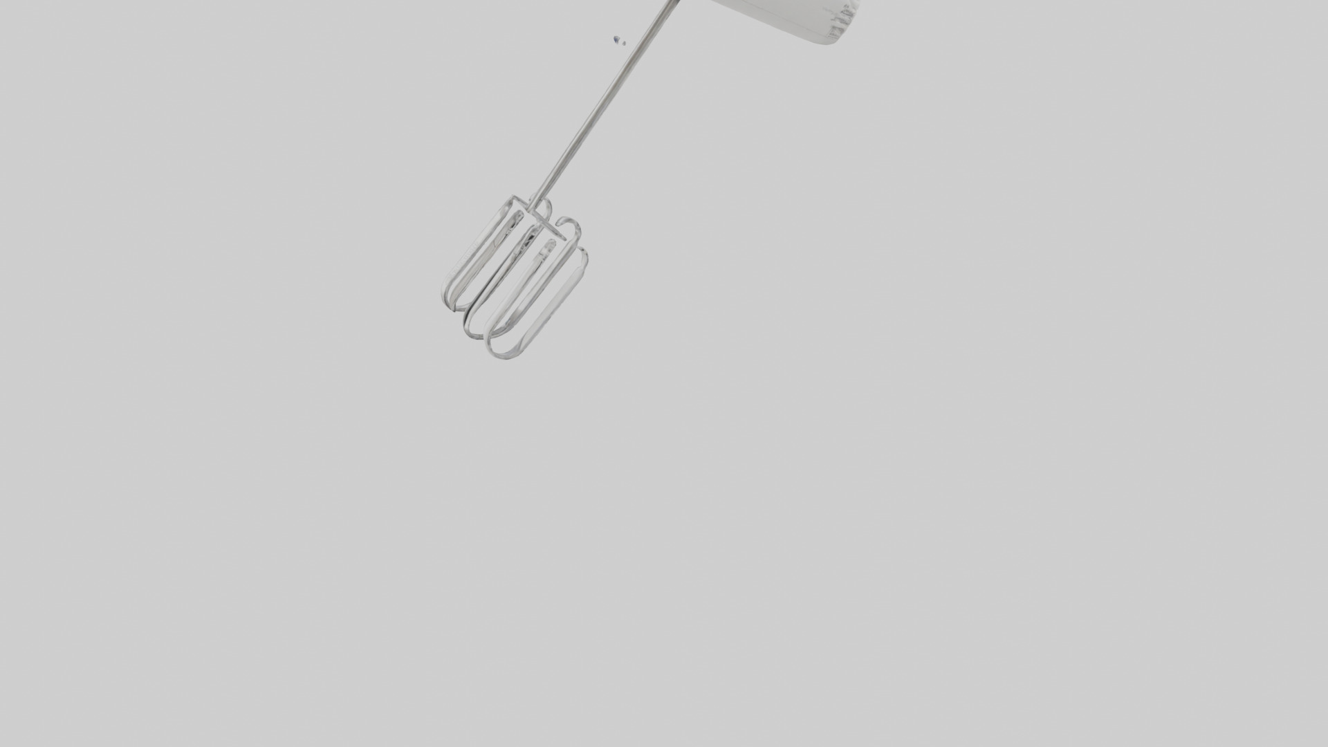 Hand mixer model Low-poly 3D model_5