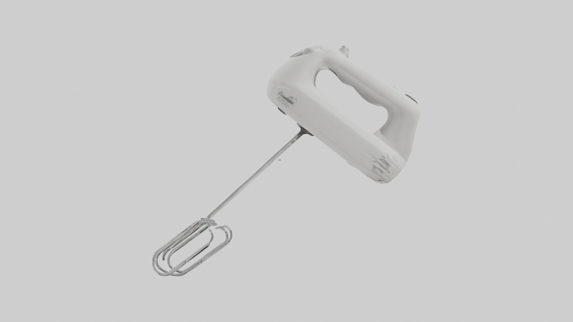 Hand mixer model Low-poly 3D model_12