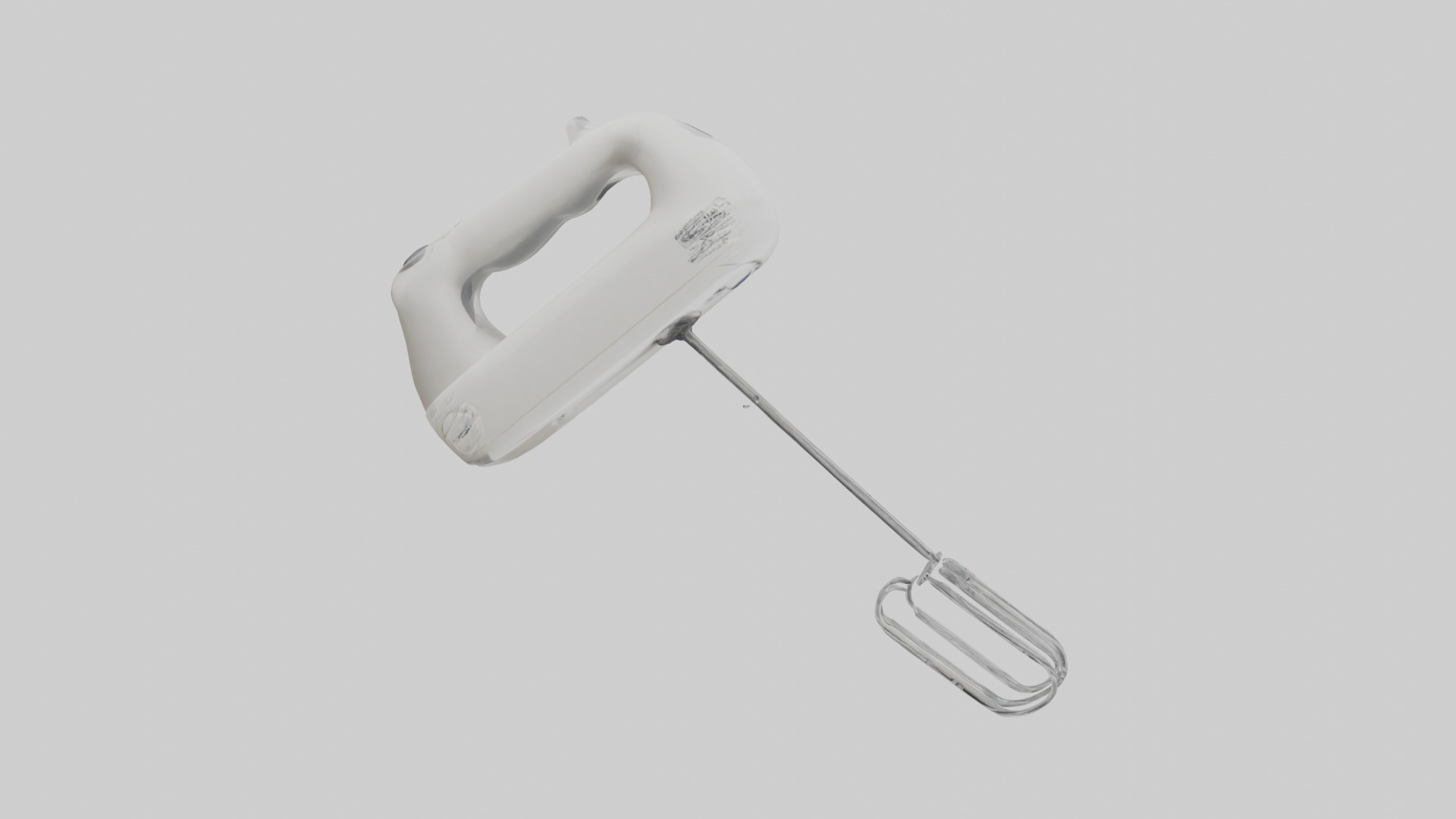 Hand mixer model Low-poly 3D model_13