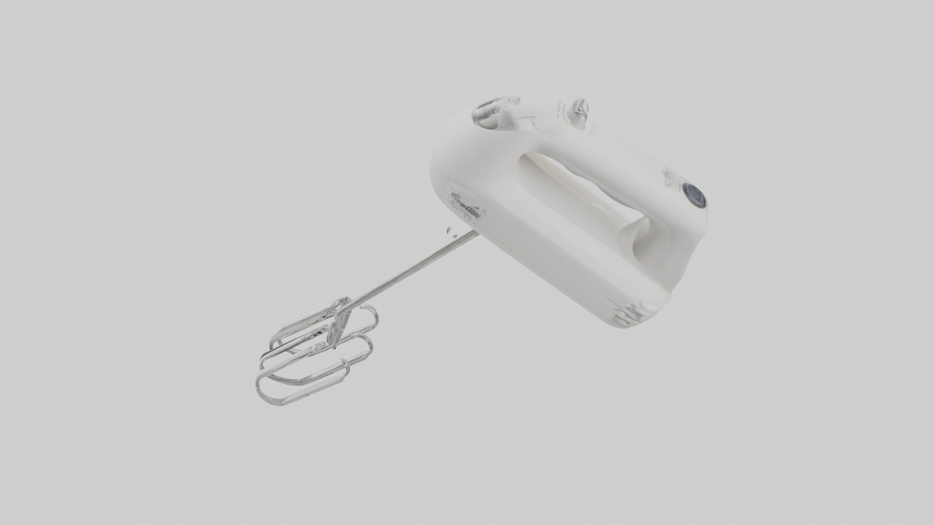 Hand mixer model Low-poly 3D model_17