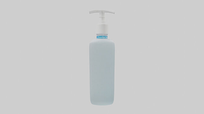 Hand Sanitizer model Low-poly 3D model