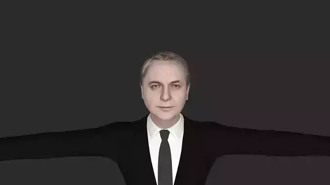 Harold Wilson Hyper Realistic Full Body Fully Rigged Character