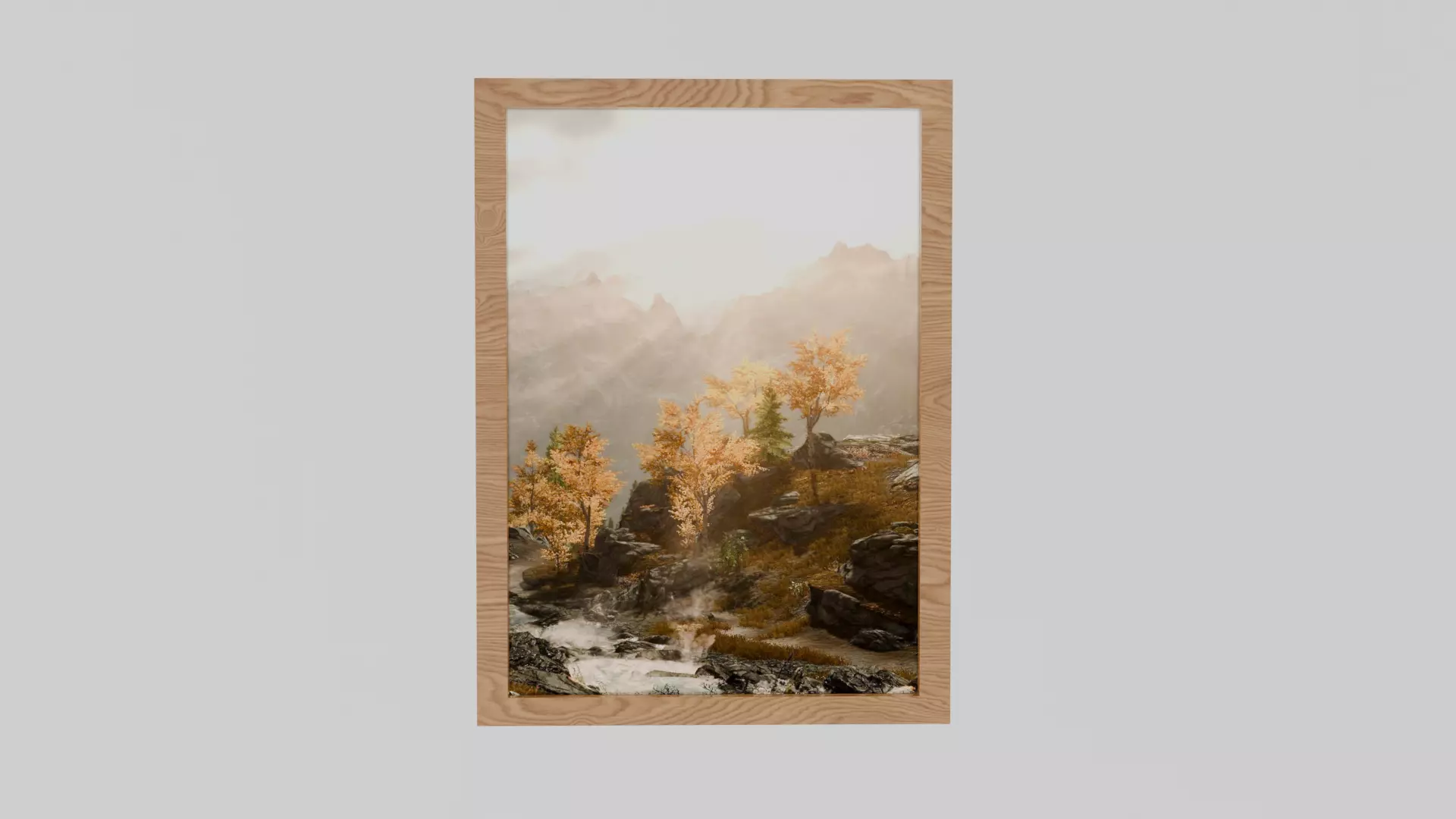 Nature photoframe  3D model_0