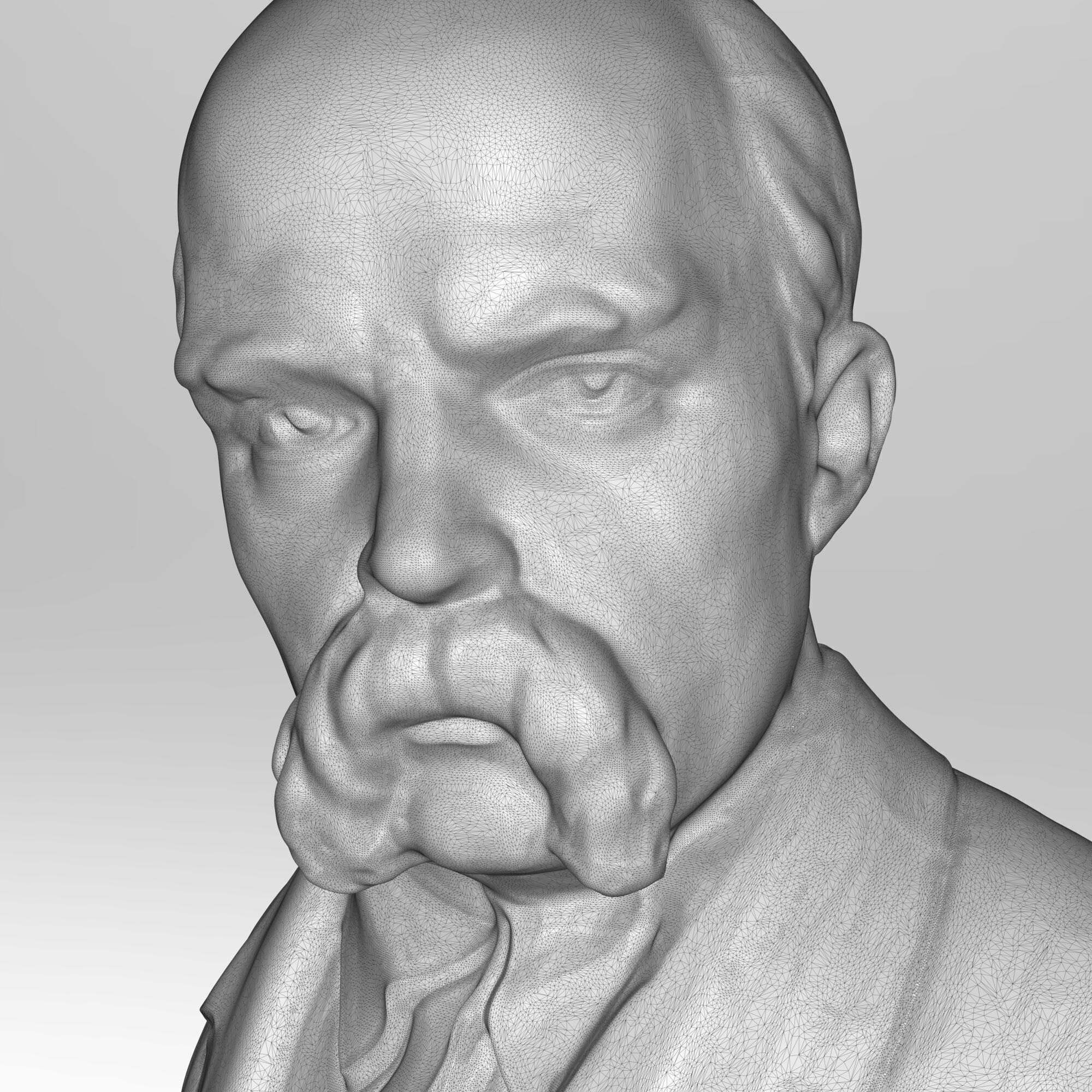 Taras Shevchenko 3D print model_25