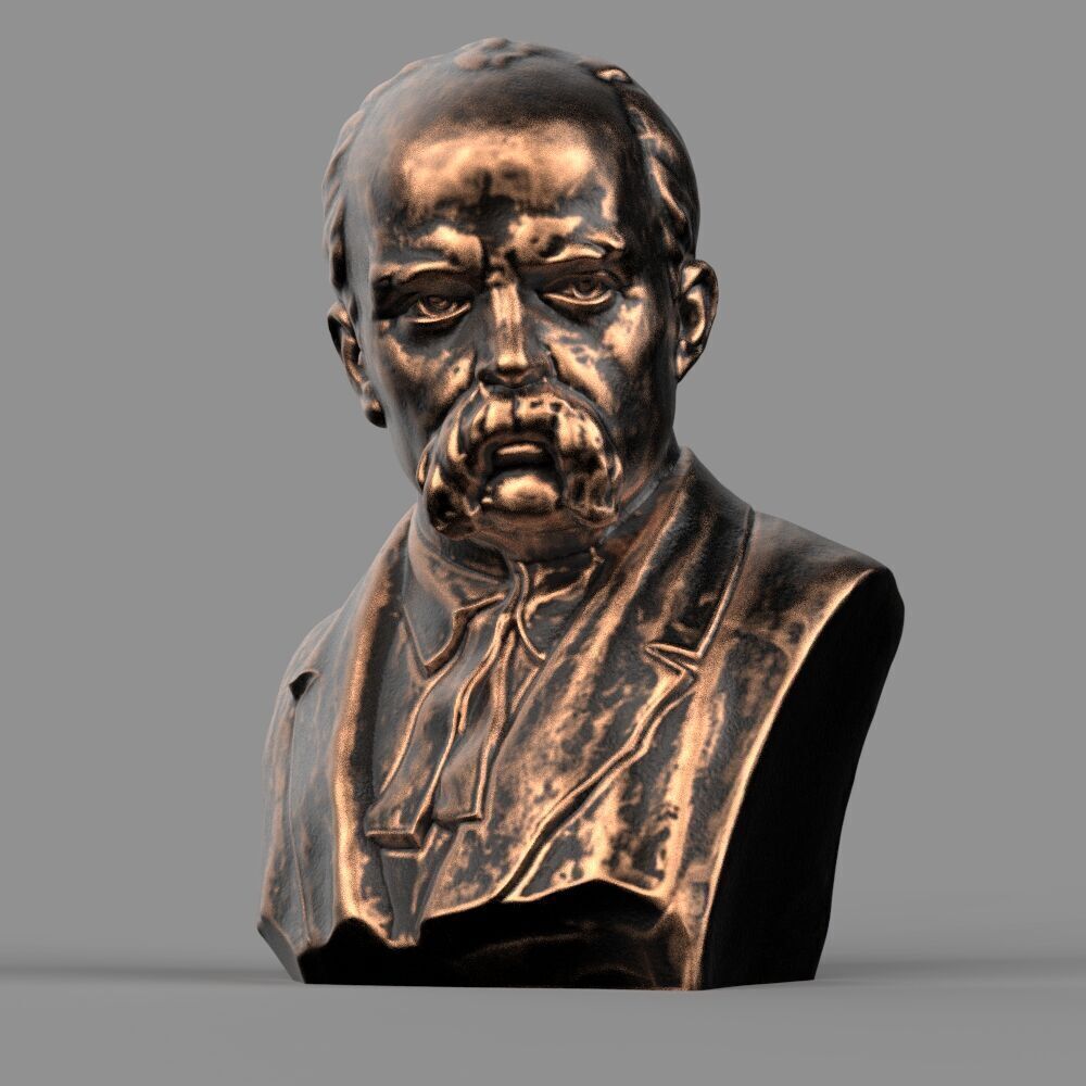 Taras Shevchenko 3D print model_9