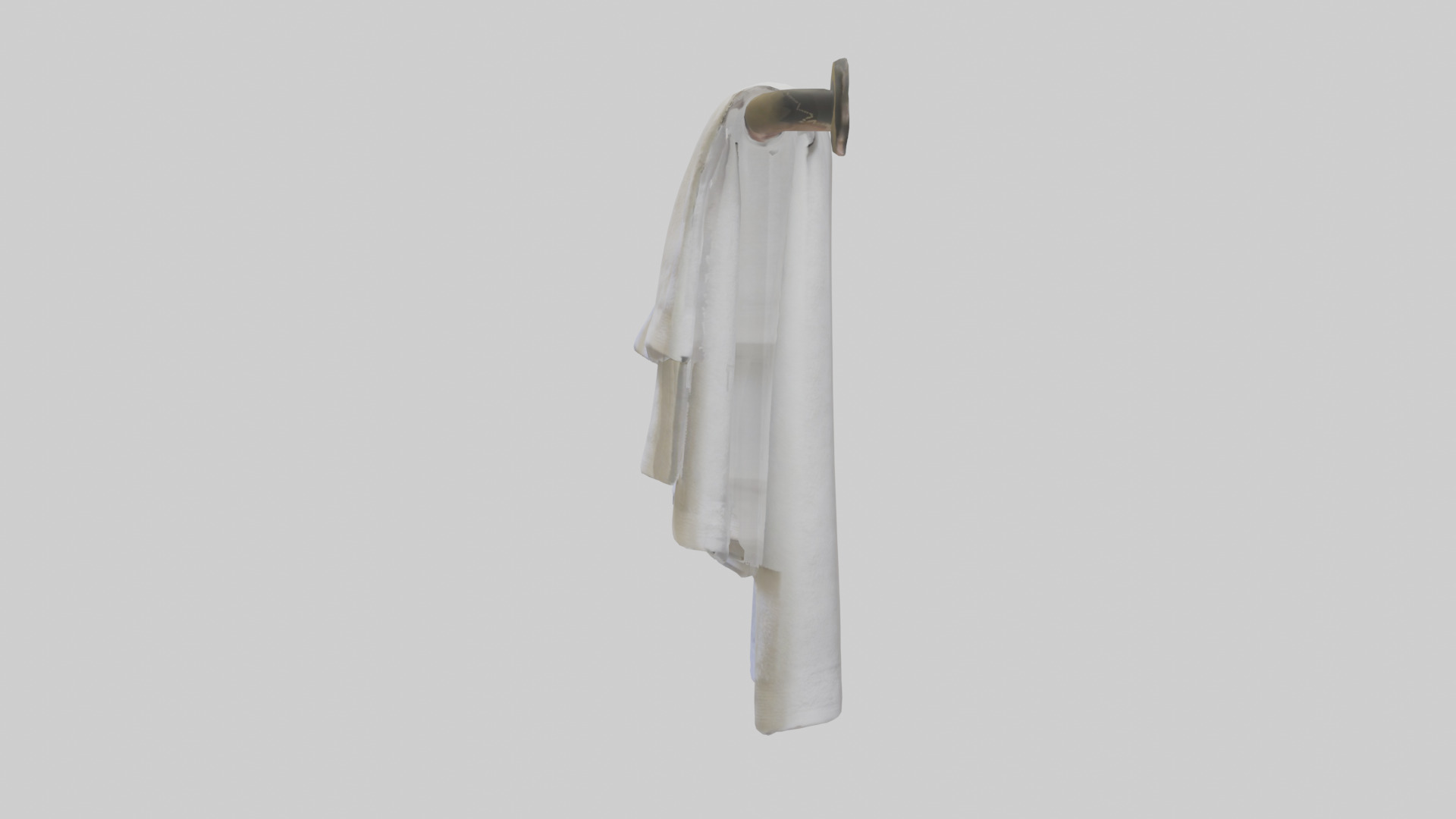 Hand towel model Low-poly 3D model_12