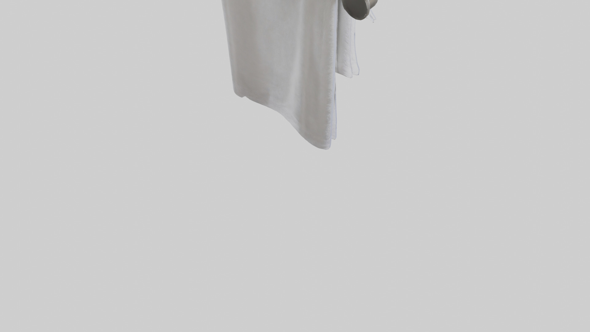Hand towel model Low-poly 3D model_4