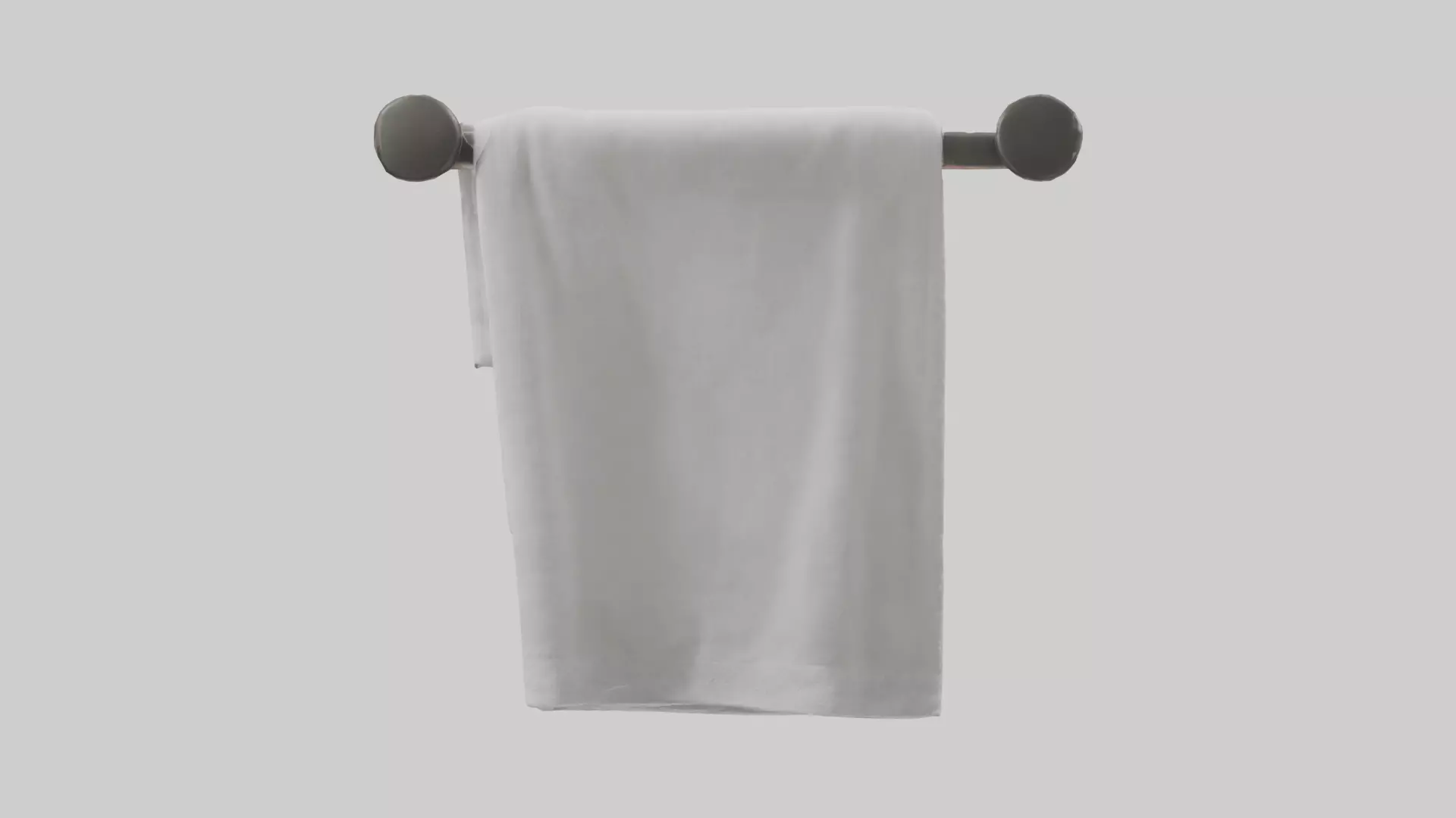 Hand towel model Low-poly 3D model_0