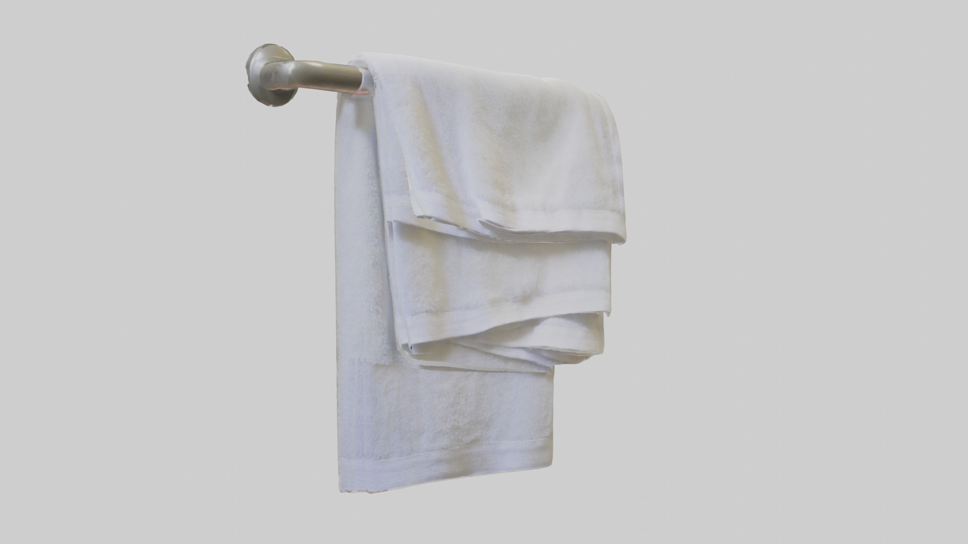 Hand towel model Low-poly 3D model_7