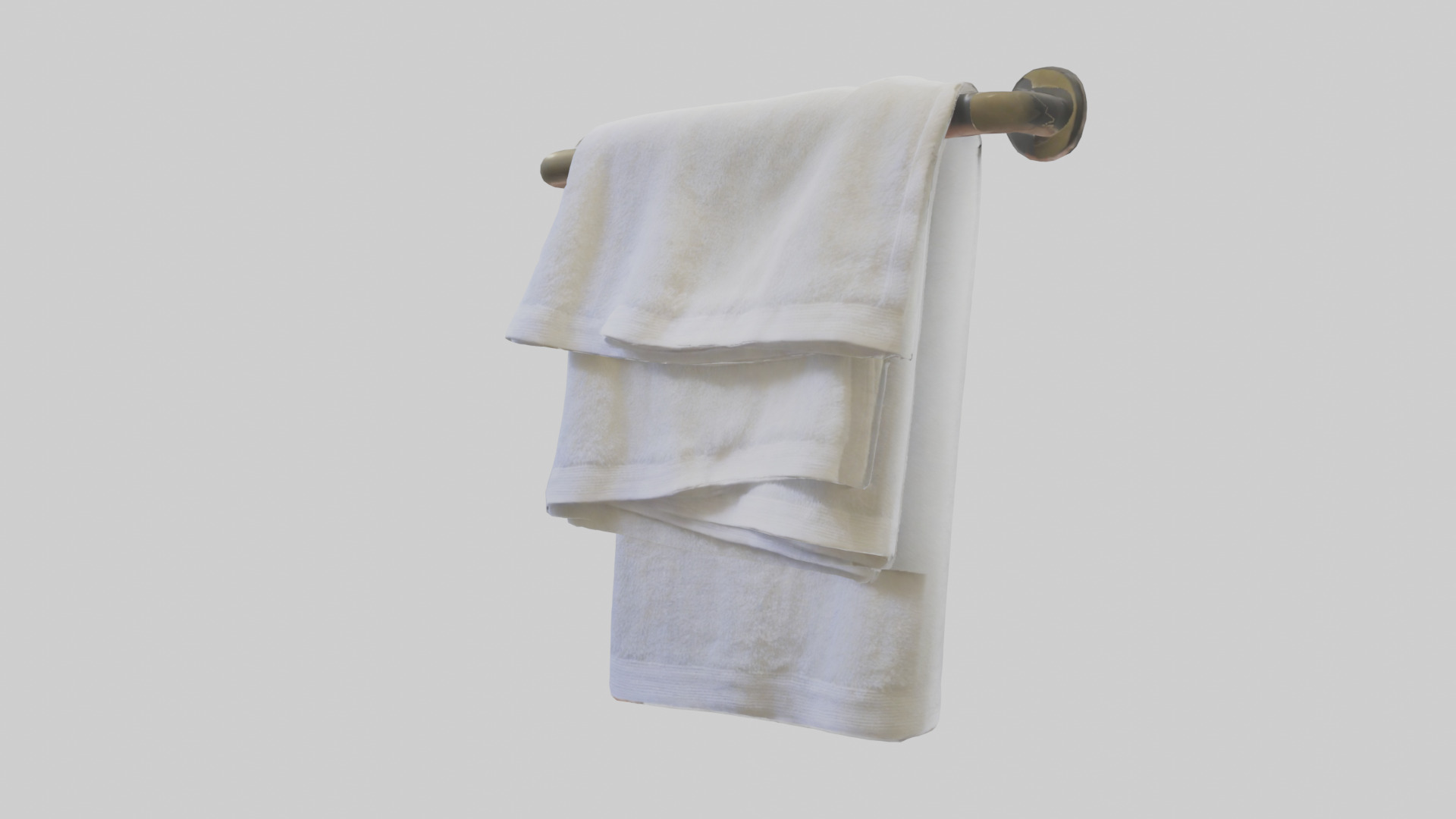 Hand towel model Low-poly 3D model_8