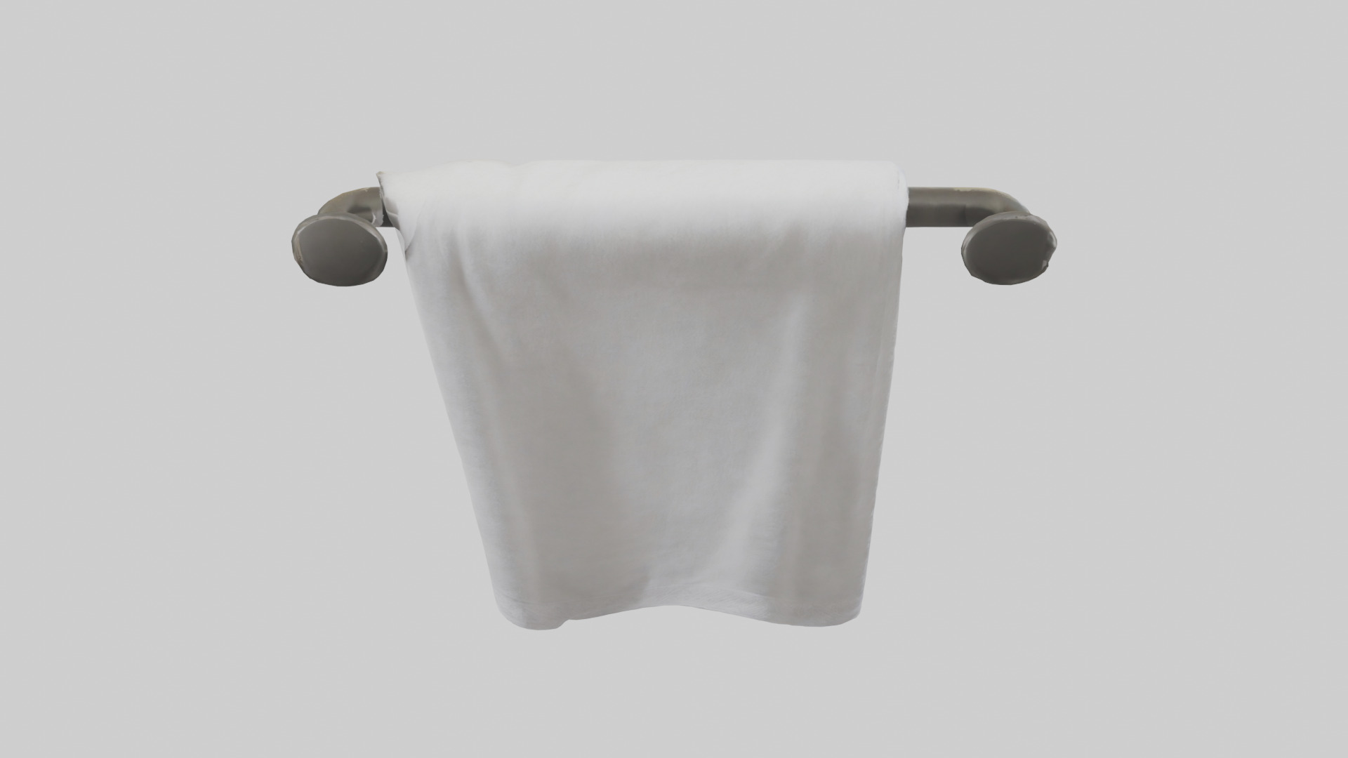 Hand towel model Low-poly 3D model_15