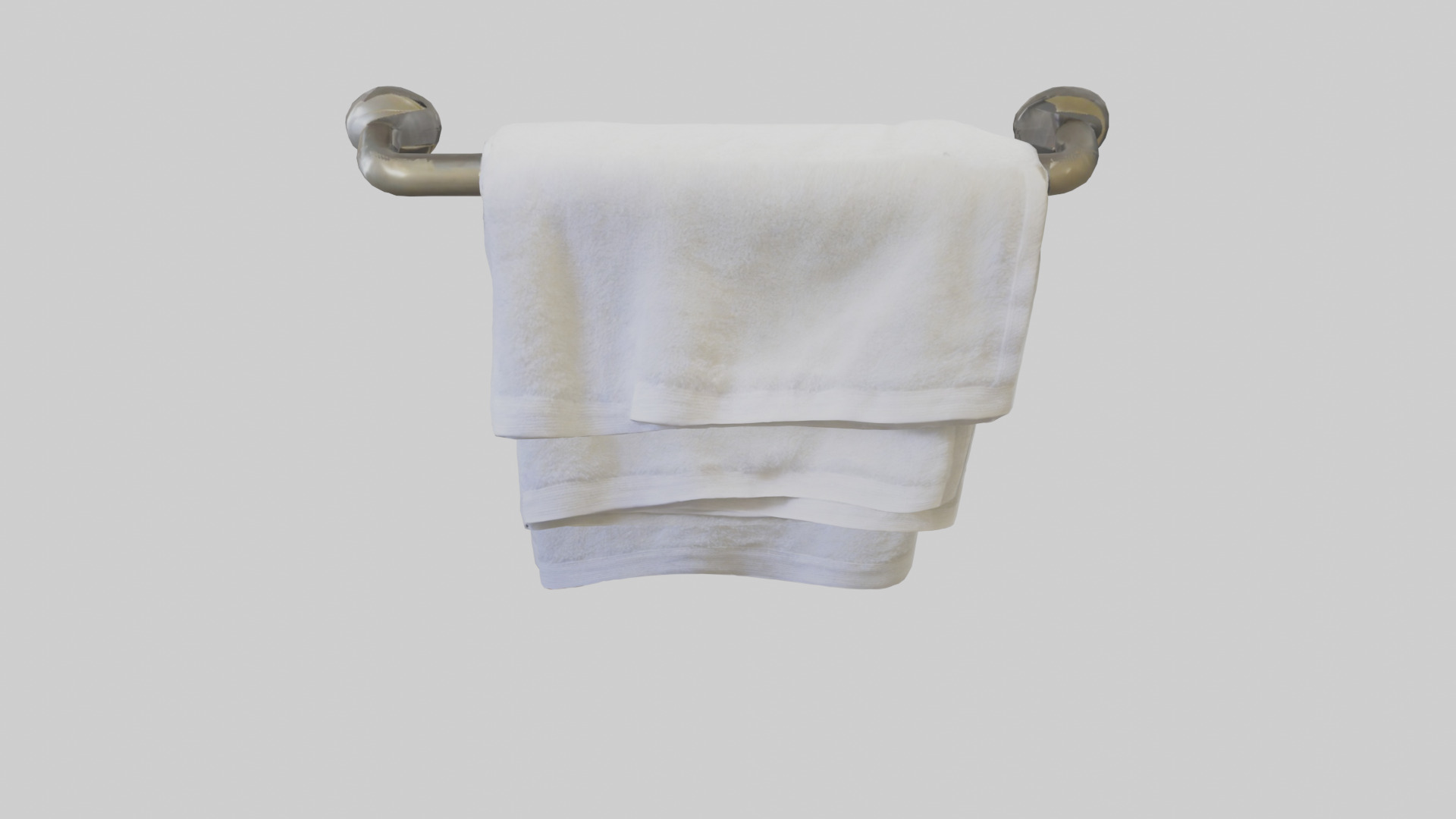 Hand towel model Low-poly 3D model_16