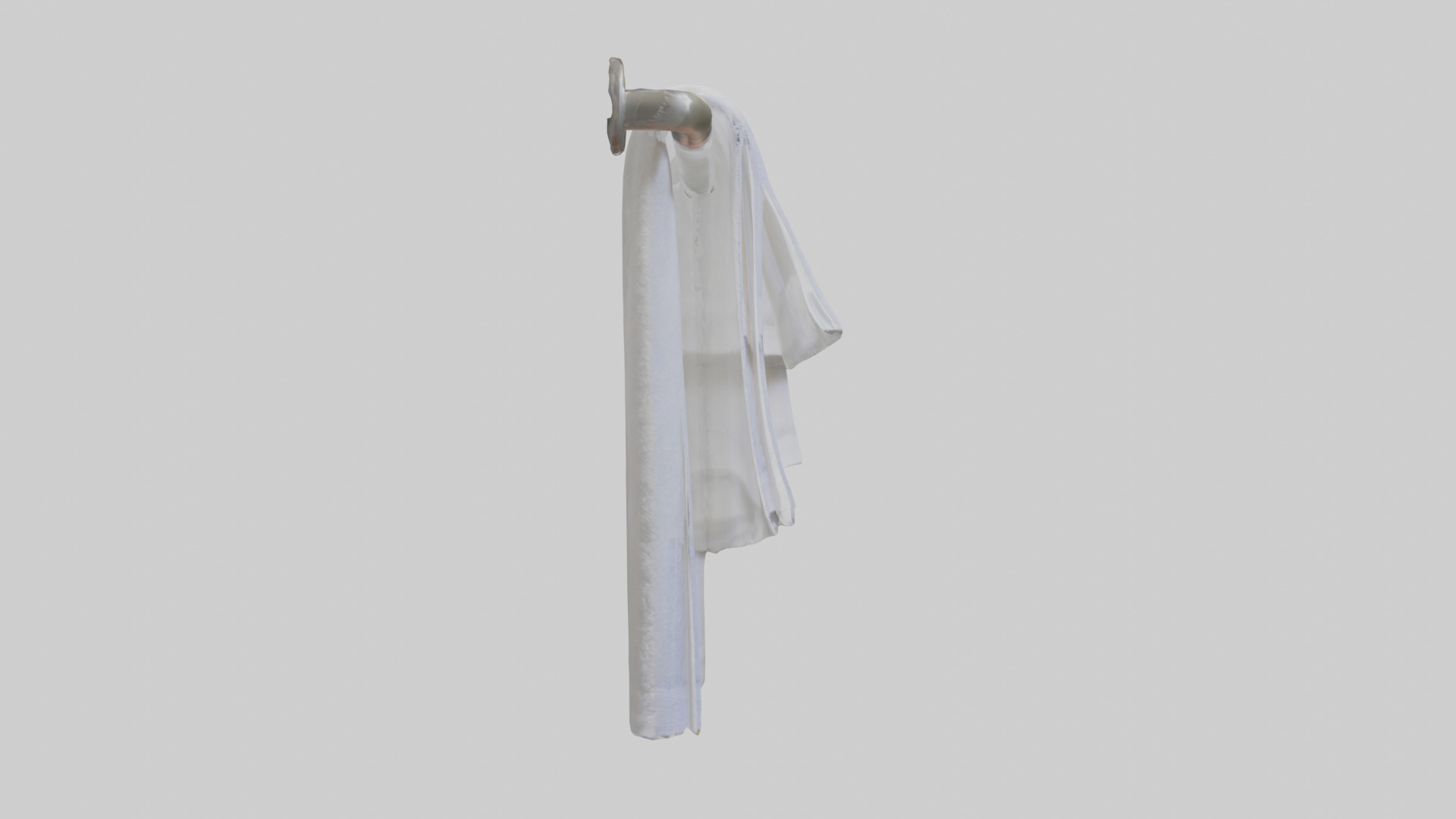 Hand towel model Low-poly 3D model_13