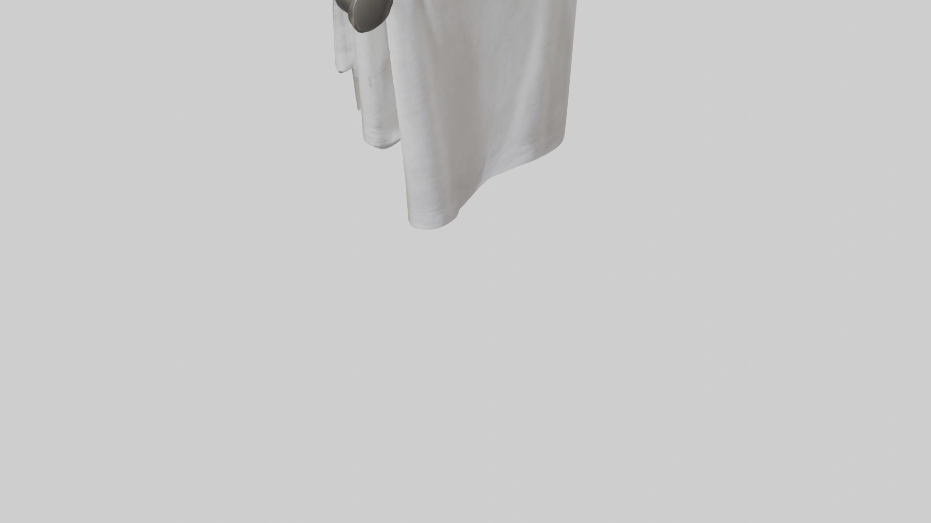 Hand towel model Low-poly 3D model_3