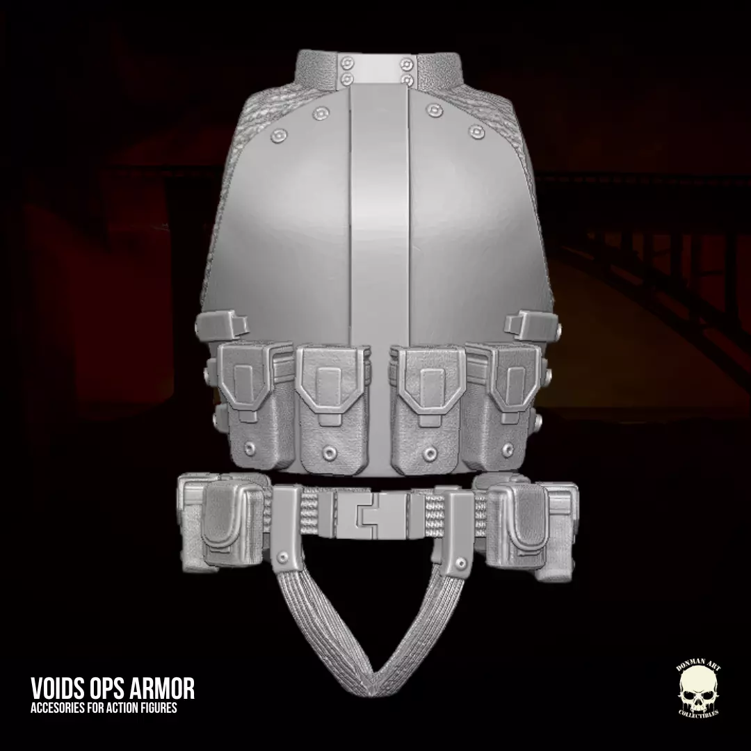 Voids Ops Armor 3D Printables for action figures 3D print model