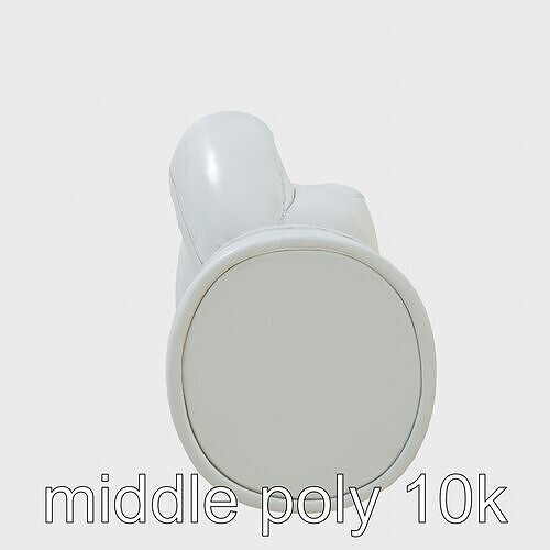 Boxing Glove with Soft Padding for Sparring Low-poly 3D model