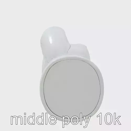 Boxing Glove with Soft Padding for Sparring Low-poly 3D model
