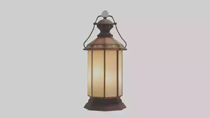 Handcrafted lantern model