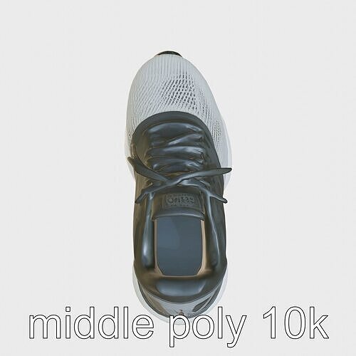 Cushioned Running Shoe with Protective Sole Texture