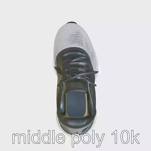 Cushioned Running Shoe with Protective Sole Texture