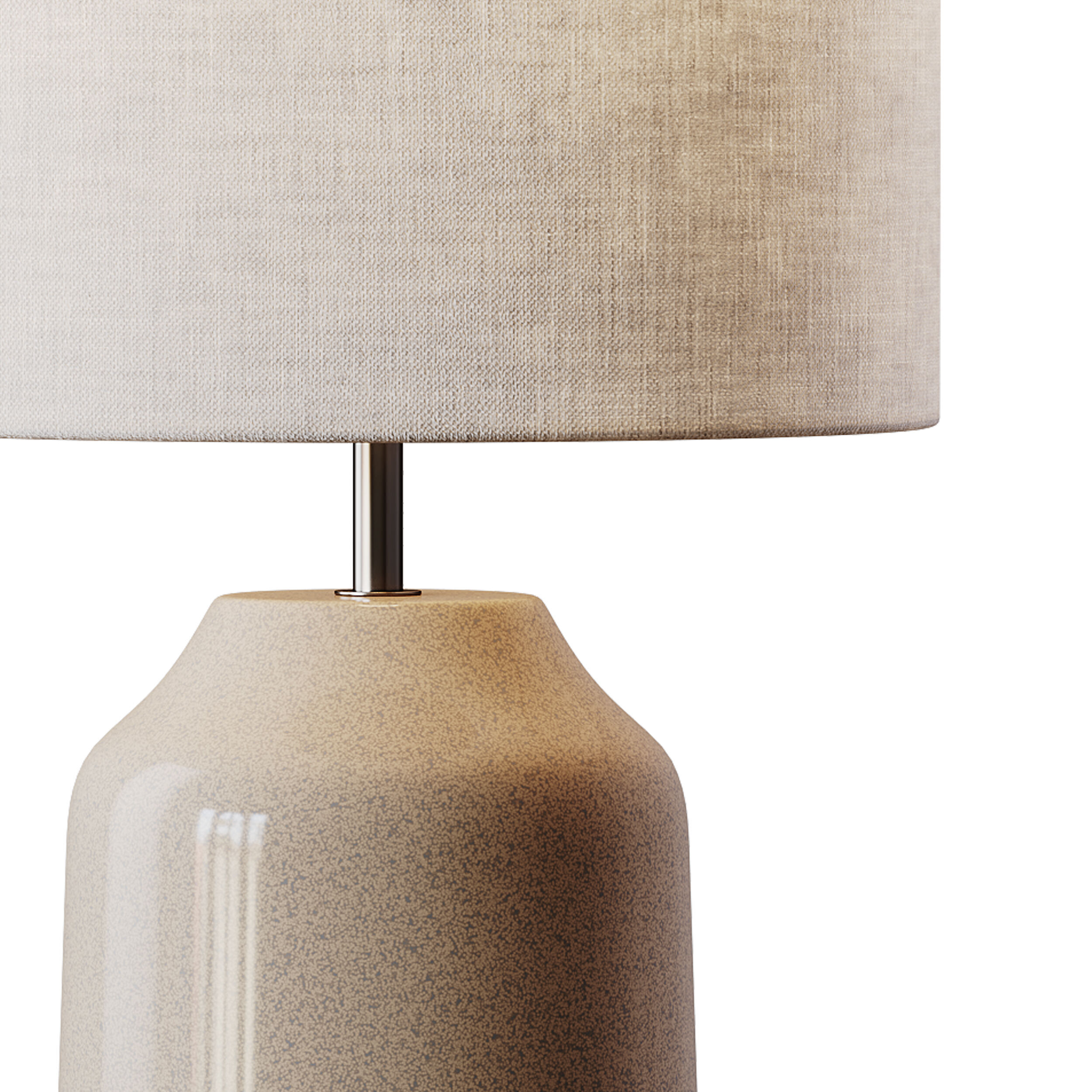 Kleine tafellamp Sandy Glow van keramiek 3D model_5