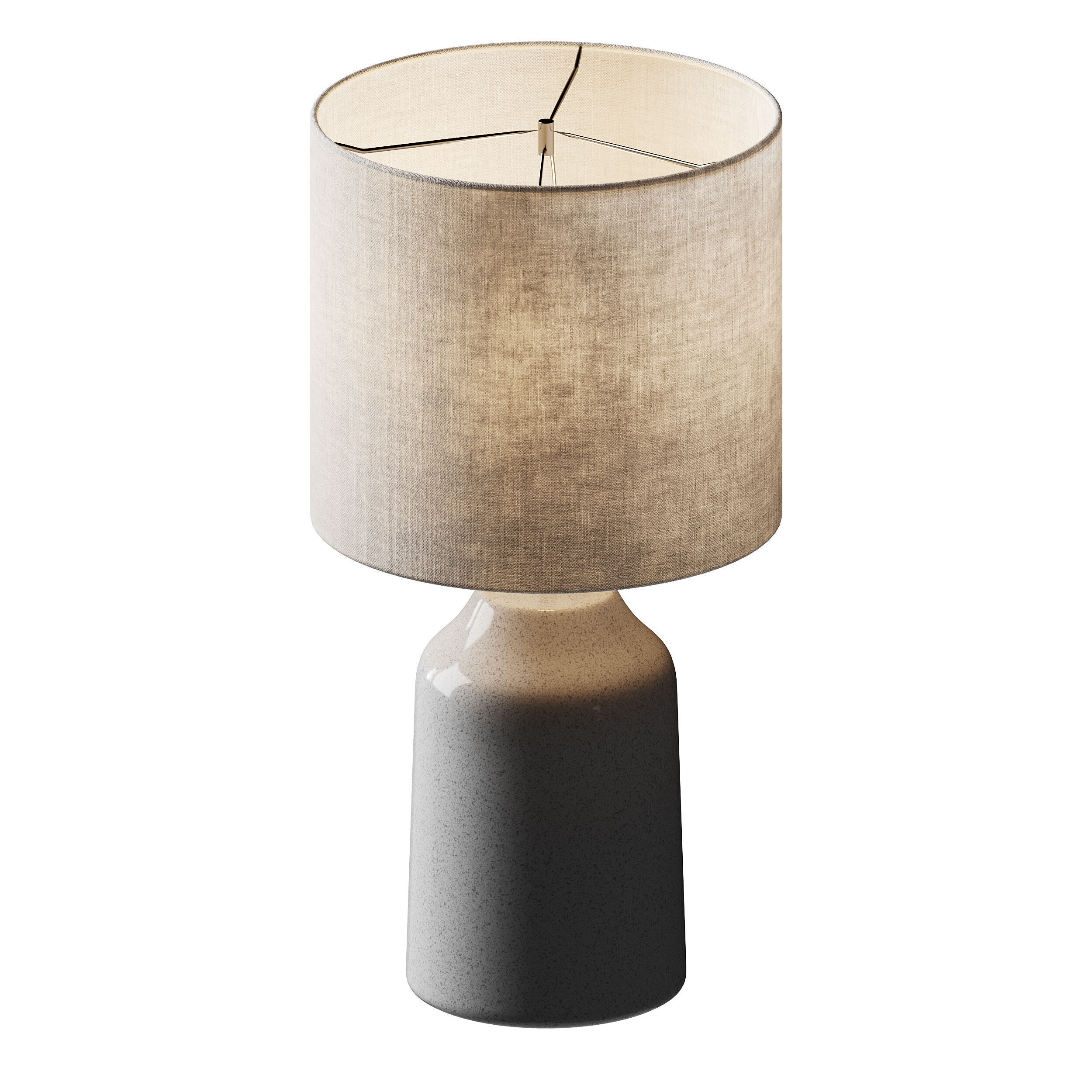 Kleine tafellamp Sandy Glow van keramiek 3D model_6