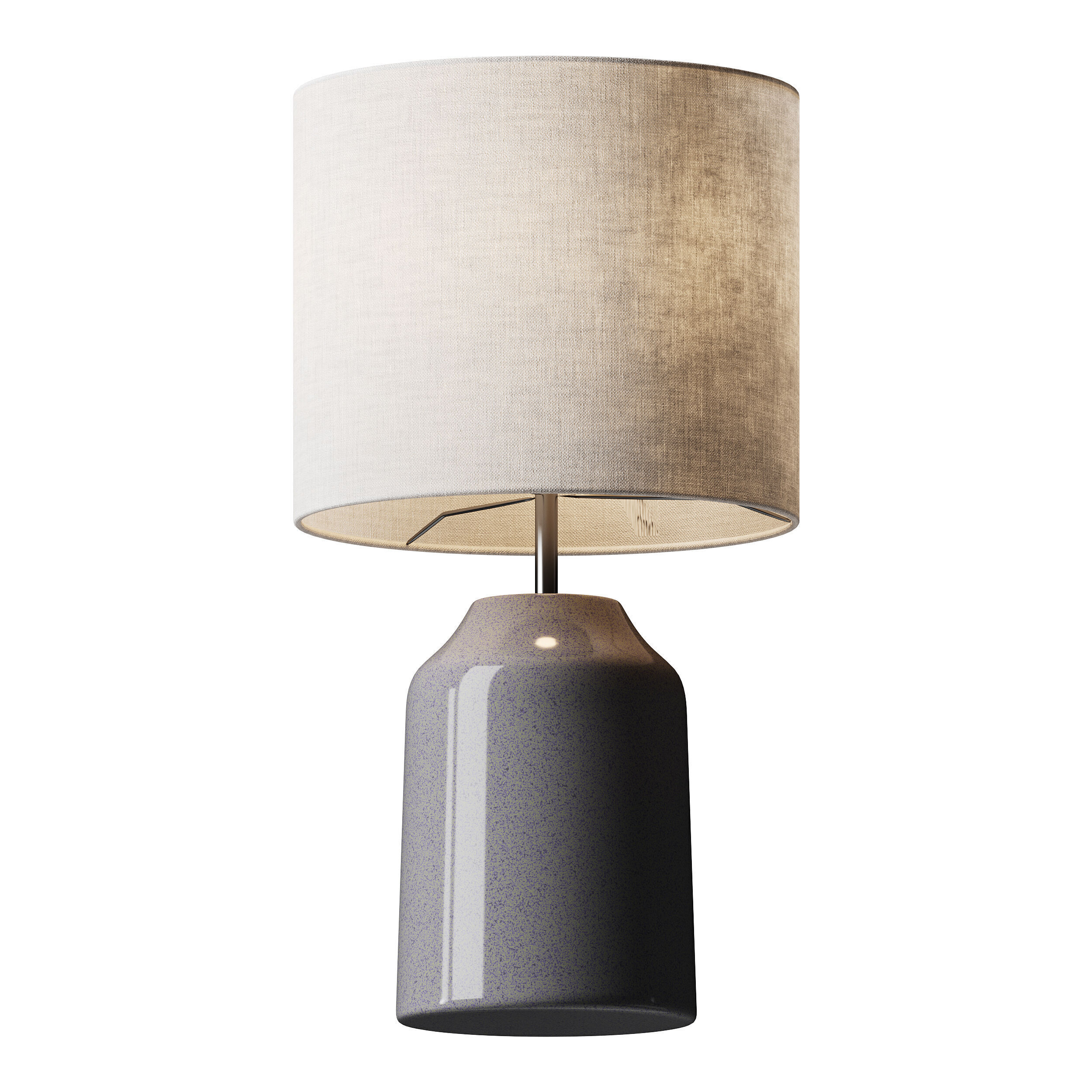 Kleine tafellamp Sandy Glow van keramiek 3D model_2