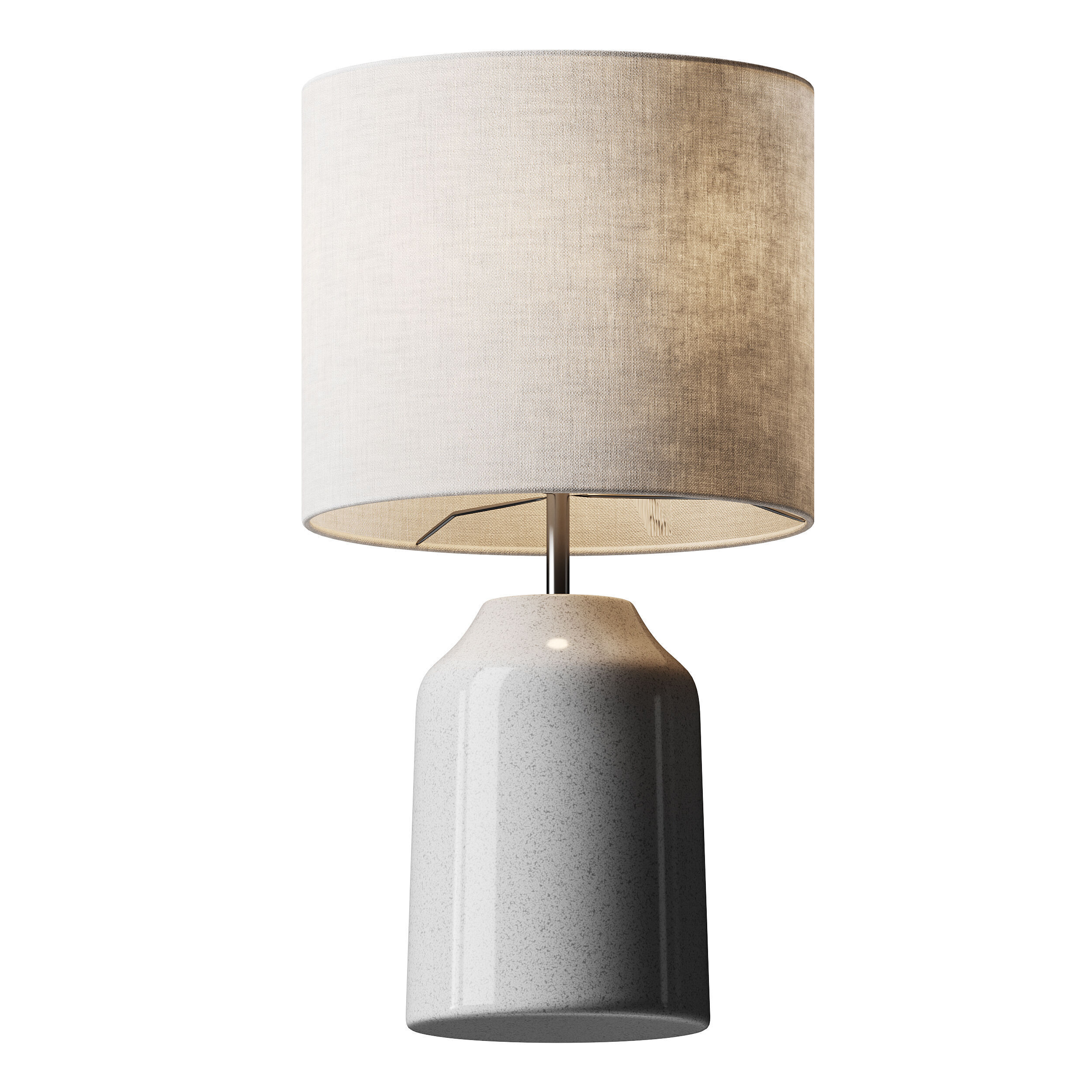 Kleine tafellamp Sandy Glow van keramiek 3D model_8