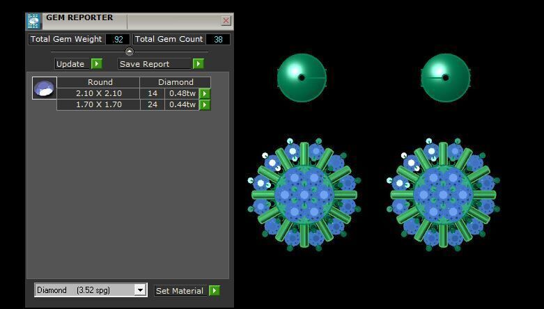small earring with push 3D print model_15