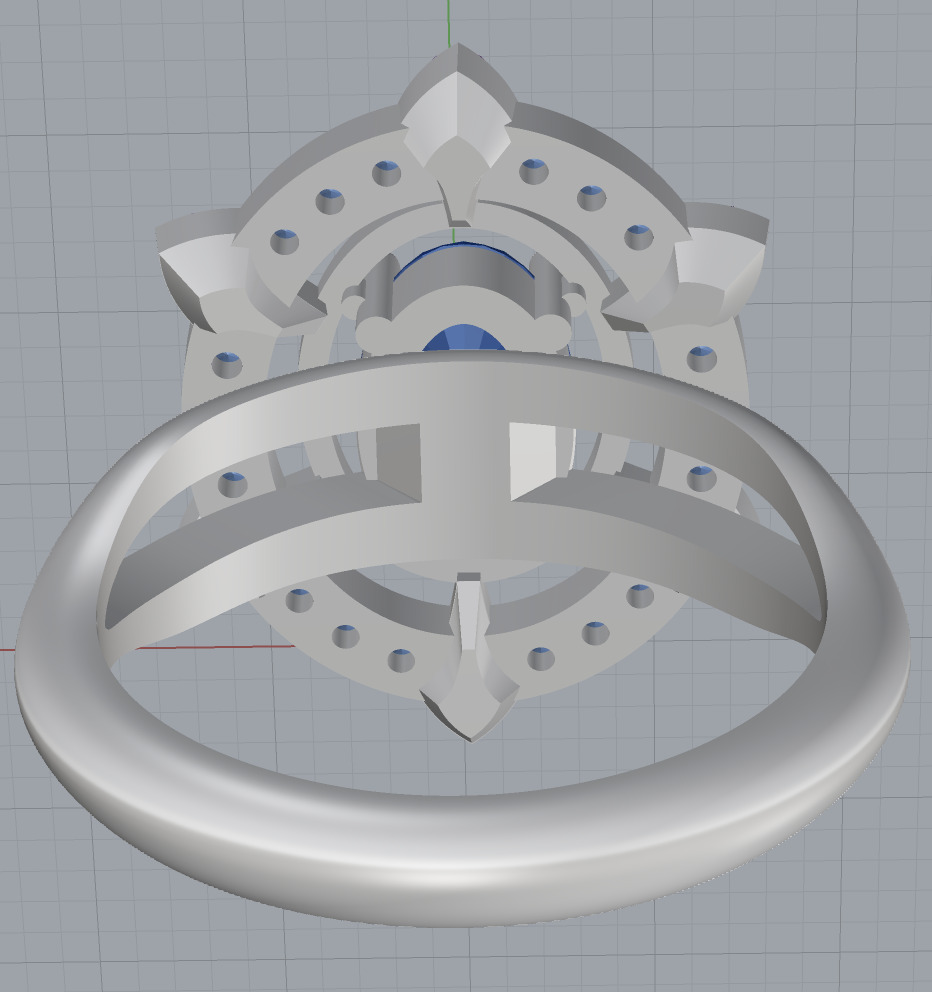 Vintage Ring 3D print model_12