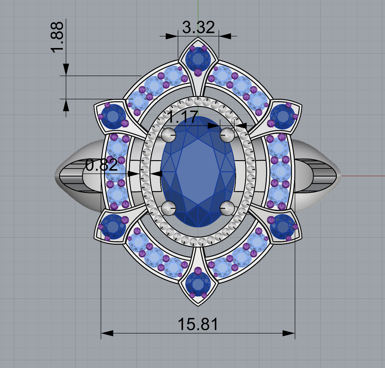 Vintage Ring 3D print model_8