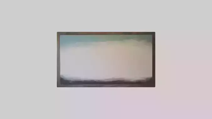 Handpainted Canvas Art Low-poly 3D model