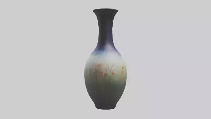Handpainted vase model