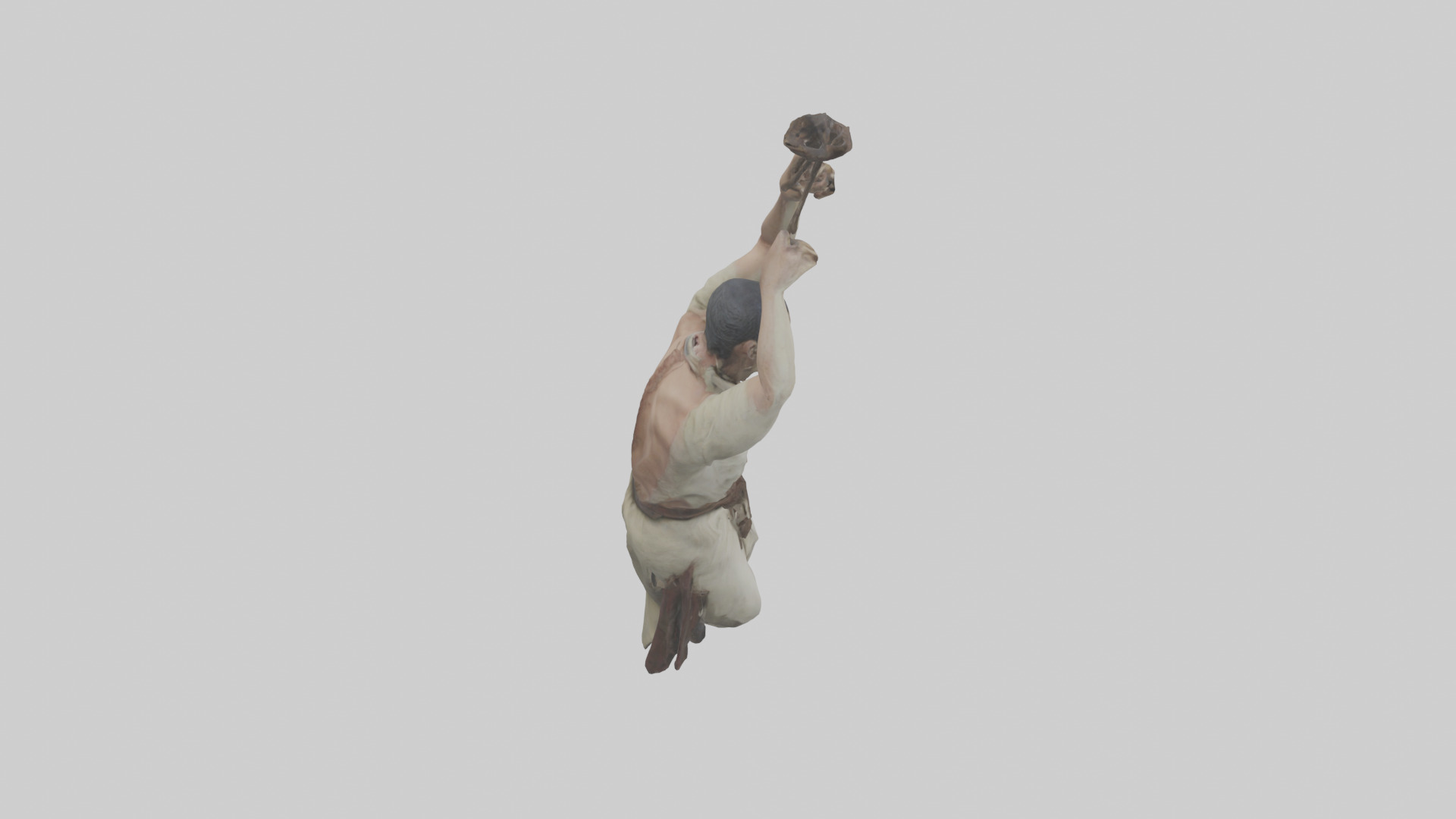 Hanged man model Low-poly 3D model_18