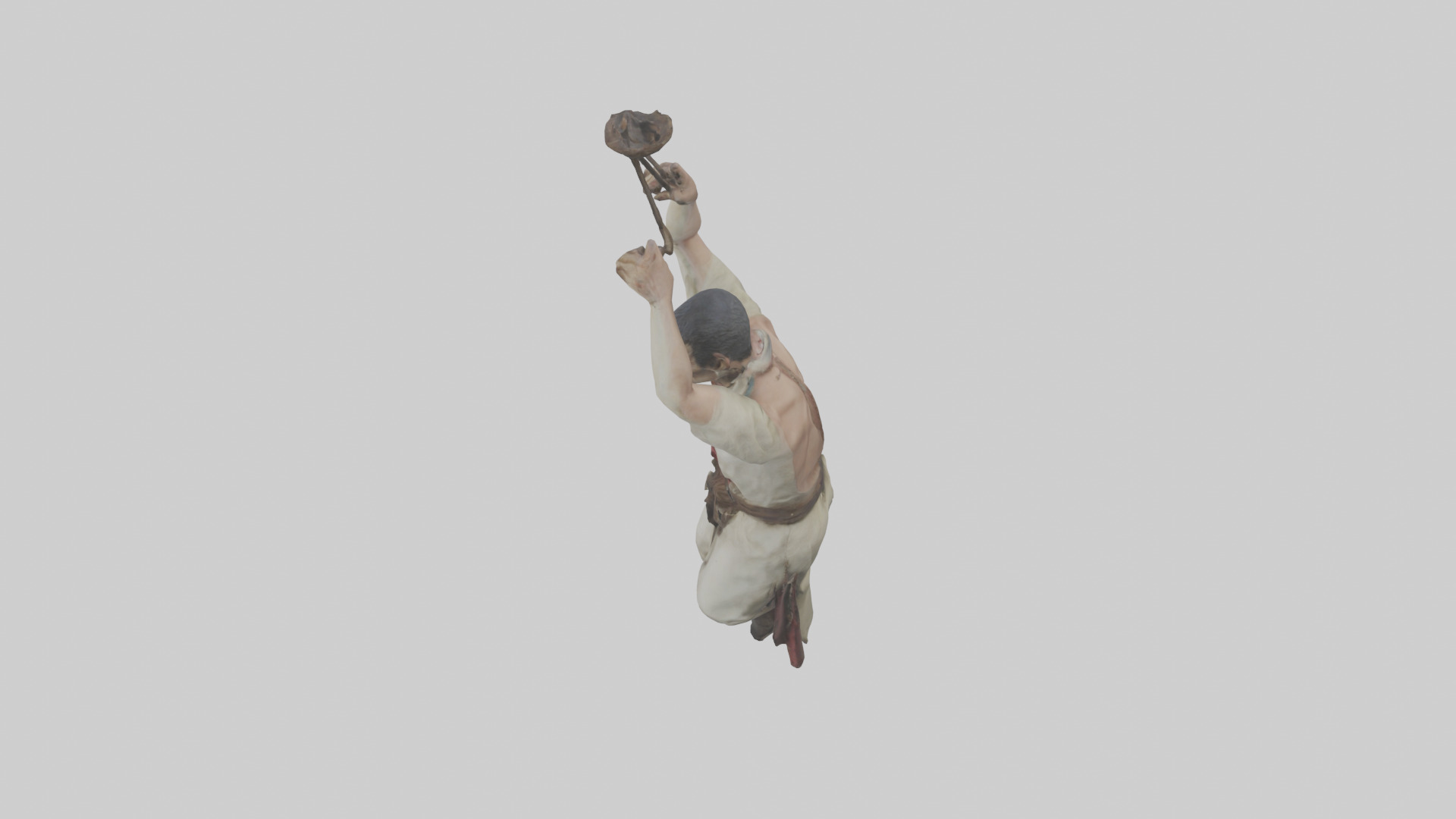 Hanged man model Low-poly 3D model_17