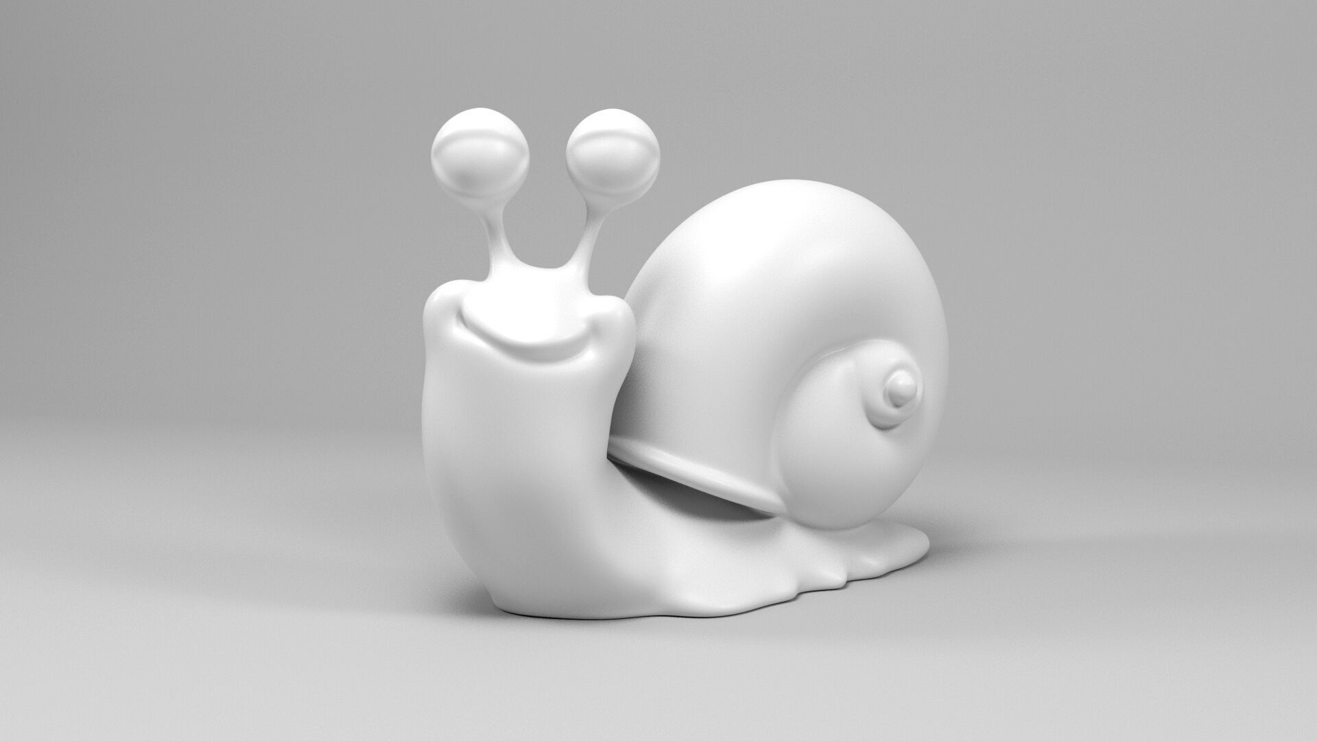 Funny snail 2 3D print model_8