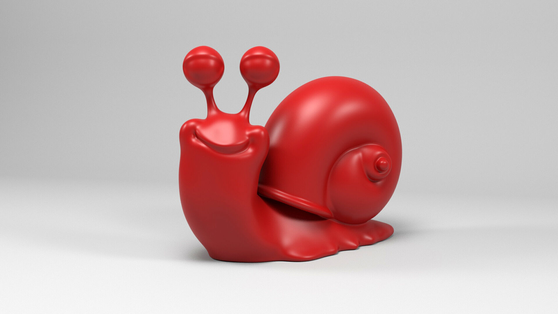 Funny snail 2 3D print model_7